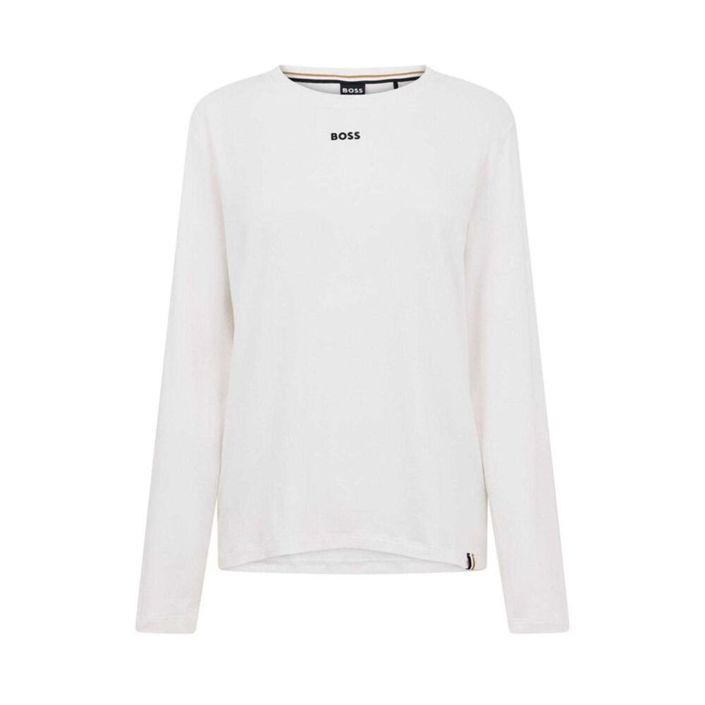 Boss Womens/Ladies Long-Sleeved Pajama Set / White